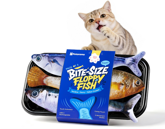 Touch-Activated Rechargeable Flopping Fish Kicker Toy